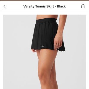 Alo Yoga Tennis skirt never worn